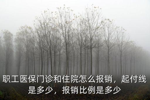 職工醫保門診和住院怎么報銷，起付線是多少，報銷比例是多少