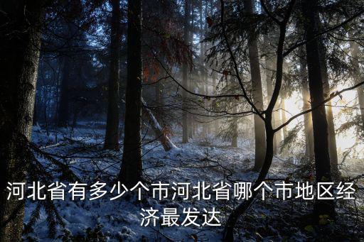 河北省有多少個丁家莊,河北省有多少個市