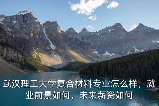 武漢理工大學復合材料專業(yè)怎么樣，就業(yè)前景如何，未來薪資如何