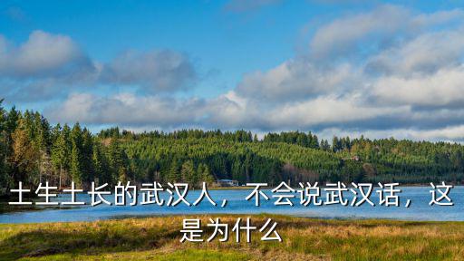 土生土長的武漢人，不會說武漢話，這是為什么