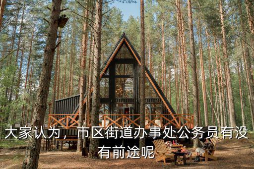 大家認為，市區街道辦事處公務員有沒有前途呢