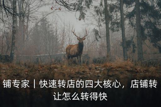 鄭州轉的快轉店怎么樣,快速轉店的四大核心