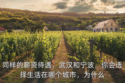 同樣的薪資待遇，武漢和寧波，你會(huì)選擇生活在哪個(gè)城市，為什么