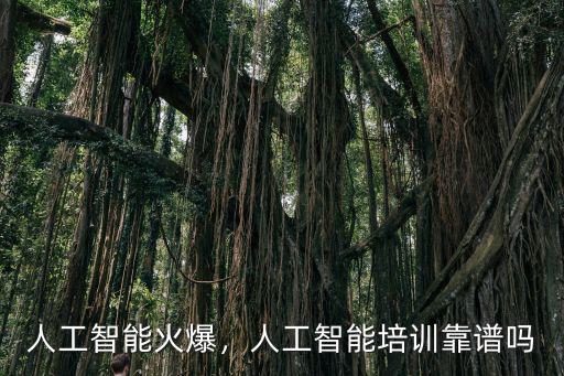 人工智能火爆，人工智能培訓(xùn)靠譜嗎