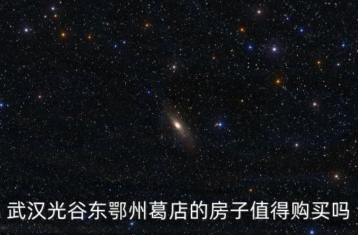 武漢光谷東鄂州葛店的房子值得購買嗎