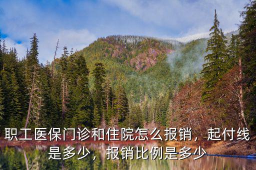 職工醫保門診和住院怎么報銷，起付線是多少，報銷比例是多少