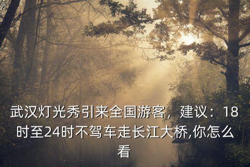 燈光秀武漢開(kāi)車(chē)怎么看,武漢上演長(zhǎng)江燈光秀