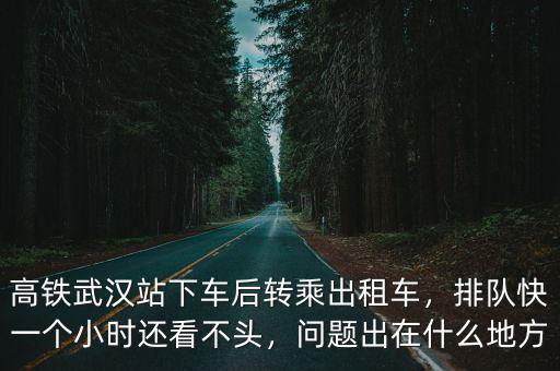 武漢站出租車怎么做,高鐵武漢站下車后轉乘出租車