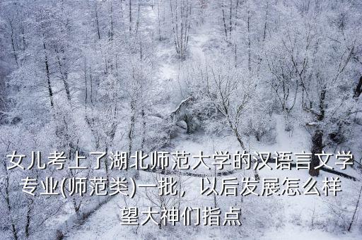 湖北師范大學(xué)漢語言文學(xué)院怎么樣,請問湖北師范大學(xué)怎么樣