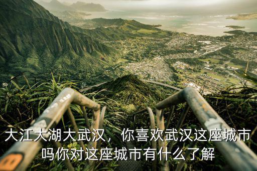 大江大湖大武漢，你喜歡武漢這座城市嗎你對這座城市有什么了解