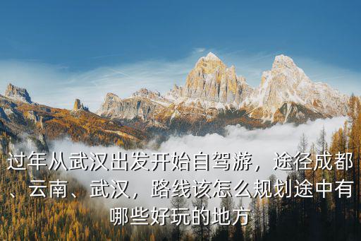 從武漢自駕去成都怎么玩好,從武漢自駕去成都