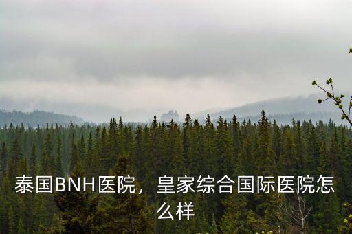 湖北皇家醫院怎么樣,皇家綜合國際醫院怎么樣