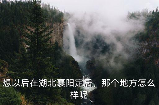 想以后在湖北襄陽定居，那個地方怎么樣呢