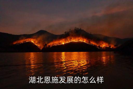 湖北恩施發(fā)展的怎么樣