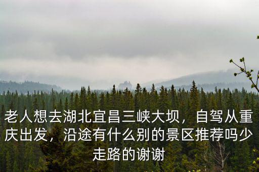 老人想去湖北宜昌三峽大壩，自駕從重慶出發，沿途有什么別的景區推薦嗎少走路的謝謝