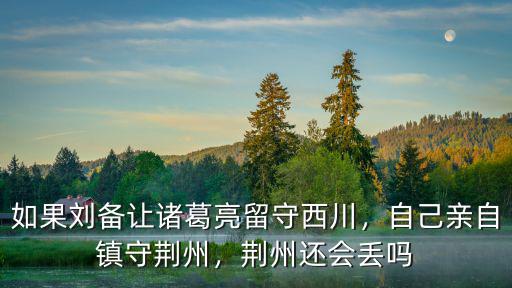諸葛亮怎么留守荊州,假如諸葛亮留守荊州