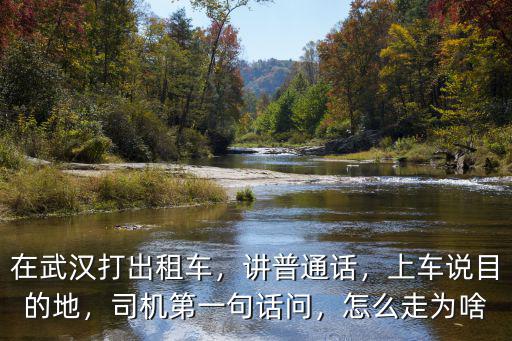 在武漢打出租車，講普通話，上車說目的地，司機(jī)第一句話問，怎么走為啥