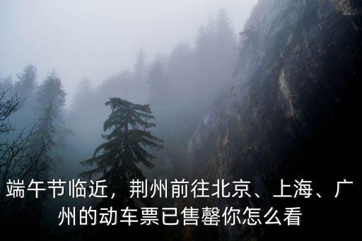 端午節臨近，荊州前往北京、上海、廣州的動車票已售罄你怎么看
