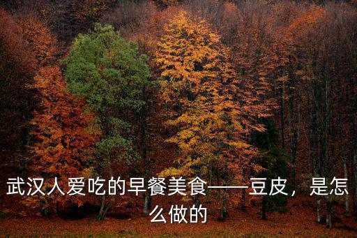 武漢人愛吃的早餐美食——豆皮，是怎么做的