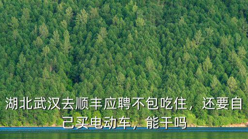 湖北武漢去順豐應聘不包吃住，還要自己買電動車，能干嗎