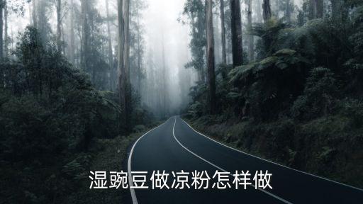 南陽(yáng)市豌豆?jié){水怎么做,濕豌豆做涼粉怎樣做