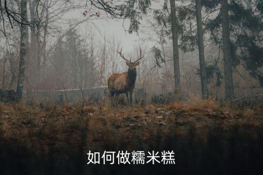 如何做糯米糕