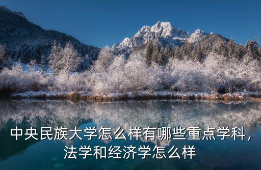中央民族大學(xué)怎么樣有哪些重點(diǎn)學(xué)科，法學(xué)和經(jīng)濟(jì)學(xué)怎么樣