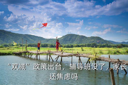 “雙減”政策出臺，輔導班沒了，家長還焦慮嗎