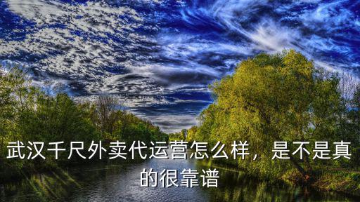 武漢千尺外賣(mài)代運(yùn)營(yíng)怎么樣，是不是真的很靠譜