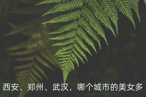 鄭州怎么那么多美女,鄭州美女多嗎