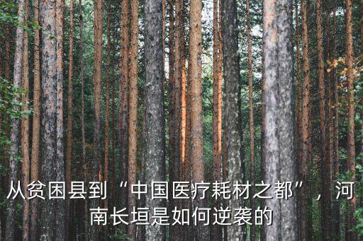 從貧困縣到“中國(guó)醫(yī)療耗材之都”，河南長(zhǎng)垣是如何逆襲的