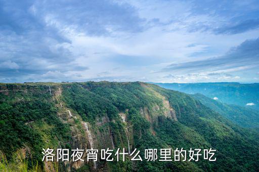 洛陽夜宵吃什么哪里的好吃
