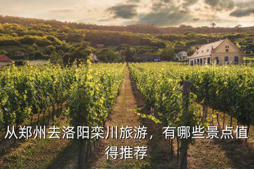 從鄭州去洛陽欒川旅游，有哪些景點值得推薦