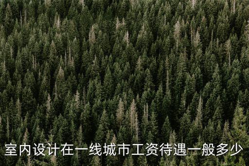 室內(nèi)設(shè)計在一線城市工資待遇一般多少