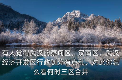 有人覺得武漢的蔡甸區，漢南區，武漢經濟開發區行政劃分有點亂，對此你怎么看何時三區合并