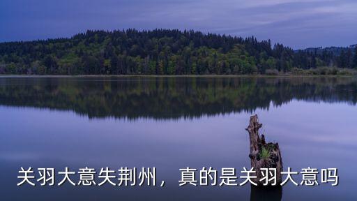 關公大意失荊州是怎么回事,關羽大意失荊州