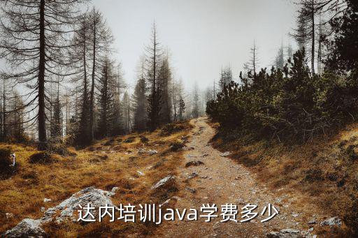 達內培訓java學費多少