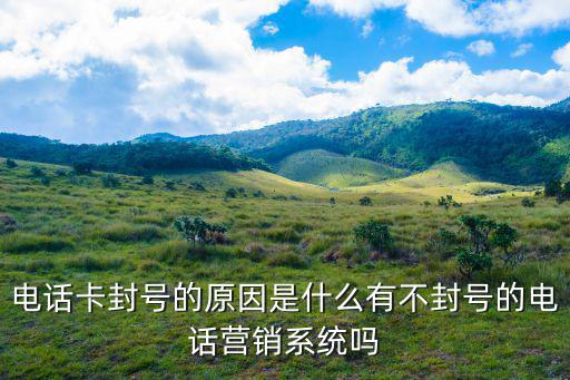 電話卡封號的原因是什么有不封號的電話營銷系統嗎