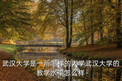 武漢大學教育學怎么樣,武漢大學的教學水平怎么樣
