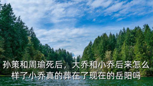 孫策和周瑜死后，大喬和小喬后來怎么樣了小喬真的葬在了現在的岳陽嗎