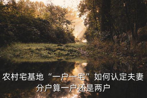 新鄉(xiāng)一戶多宅怎么認定,農(nóng)村宅基地一戶多宅
