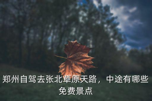 鄭州自駕去張北草原天路，中途有哪些免費(fèi)景點(diǎn)
