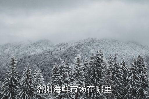 洛陽海鮮市場在哪里