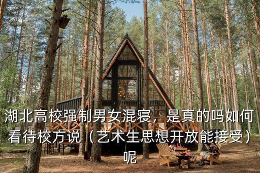 湖北高校強制男女混寢，是真的嗎如何看待校方說（藝術生思想開放能接受）呢