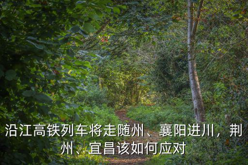 沿江高鐵列車將走隨州、襄陽進川，荊州、宜昌該如何應對