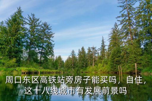 周口東區高鐵站旁房子能買嗎，自住，這十八線城市有發展前景嗎