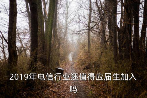 2019年電信行業還值得應屆生加入嗎