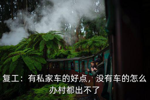 復(fù)工：有私家車的好點(diǎn)，沒有車的怎么辦村都出不了