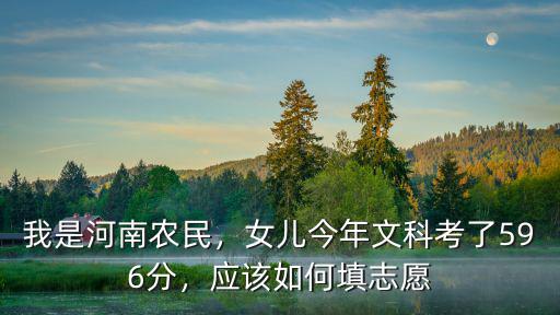 河南文科597分怎么報志愿,河南文科考了471分