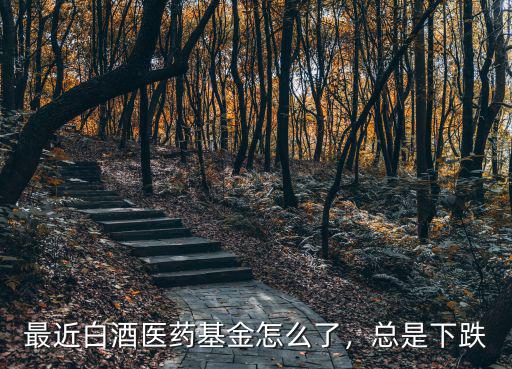 最近白酒醫藥基金怎么了，總是下跌